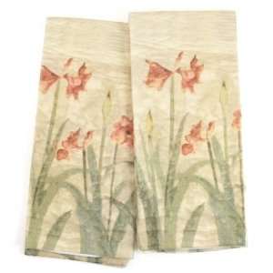  Amaryllis Flower Kitchen Towel   Set of 2 Kitchen 