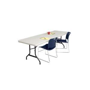  KI Furniture Lightweight Rectangular Folding Table 72 x 