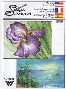 SUSAN SCHEEWE Watercolor Painting Instructions Pamplet  