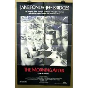  Movie Poster The Morning After Jane Fonda Jeff Bridges F49 