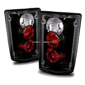  00 06 Ford Excursion Tail Lights   Black Automotive