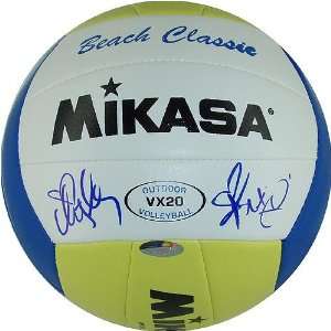 Misty May Treanor & Kerri Walsh Dual Signed 2008 Olympics Mikasa Vx20 