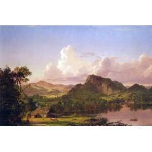  At home on the lake by Frederick Edwin Church canvas art 