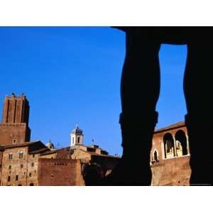  Legs of Statue in Front of Mercati Di Traiano, Rome, Italy 