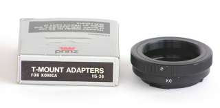 Mount Lens Adapter for Konica Autoreflex & T Series  