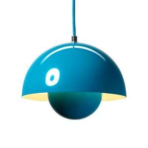  Verner Panton VP1 Turquoise Flowerpot Pendant Lamp