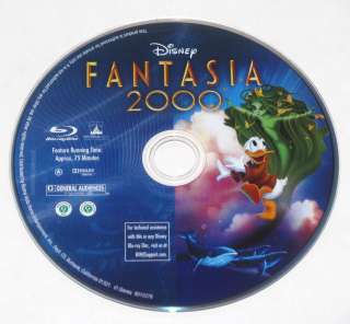 Fantasia 2000 Blu ray Disc ONLY. NO BOX ART Disney  