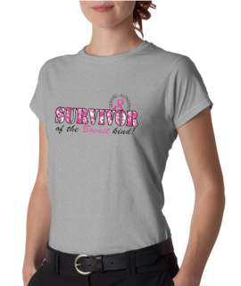 Survivor of Breast Kind Cancer Ladies Tee Shirt  