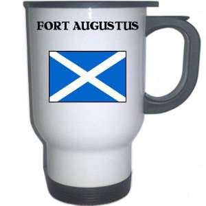  Scotland   FORT AUGUSTUS White Stainless Steel Mug 