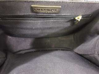 CAREY ADINA Black Moc Croc Mini Tote Bag Handbag  