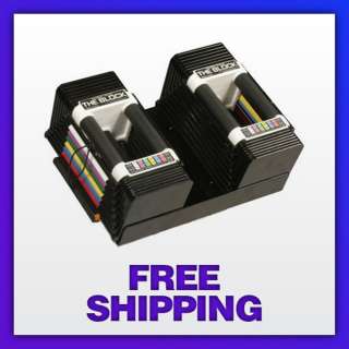   PowerBlock Classic Dumbbell Set Easily Adjustable from 5 to 45 pounds