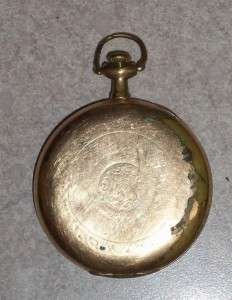   Illinois Watch Co 17 Jewel Double Roller Adjusted Pocket Watch  