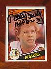 1984 AP Laserphoto Wash​ington Redskins Mark Moseley NFC