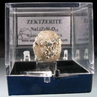   Zektzerite Crystal, Washington Pass, WA   Washington Minerals  