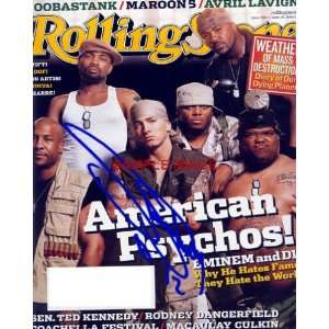  EMINEM D12 autographed SLIM SHADY Rolling Stone cover 