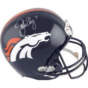  John Elway Autographed Helmet  Details Denver Broncos 