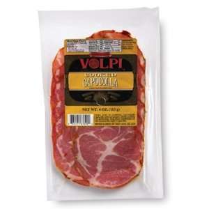 Volpi Pre Sliced Capocolla   4 oz  Grocery & Gourmet Food