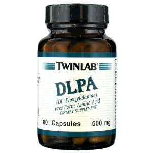  TwinLab Amino Acid Supplement DLPA (DL Phenylalanine) 500 