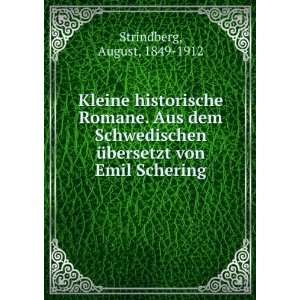   Ã¼bersetzt von Emil Schering August, 1849 1912 Strindberg Books