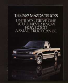 1986 Print AD Mazda SE5 B2000 Trucks Cab Plus Red  