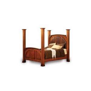 Amish Breckenridge Reverse Panel & Leather Beds 