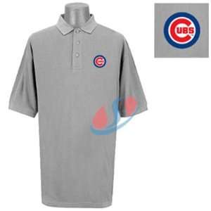  Chicago Cubs MLB Classic Polo Shirt by Antigua (Gray 