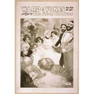  Poster Ward and Vokes, the men of joy presenting a second 
