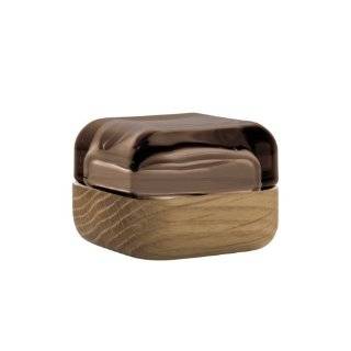 iittala Vitriini Square Box with Oak, Sand, 2.4 Inch