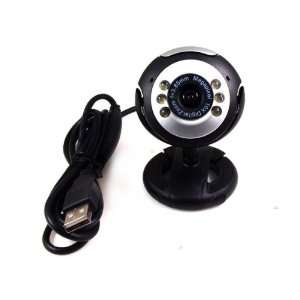  U19 Network Webcam 8.0m 6led Light Silver+black 