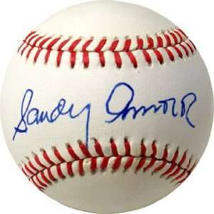  Sandy Amoros Autographed Baseball (James Spence 