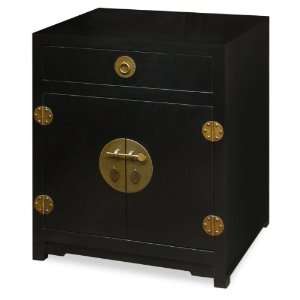 Chinese Ming Style Cabinet   Black 