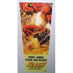  2008 DC Comics The Flash Rebirth 34 by 11 Promo Poster 