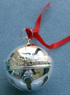 Wallace 2010 Silver Plated Sleigh Bell 40th Anniversary  