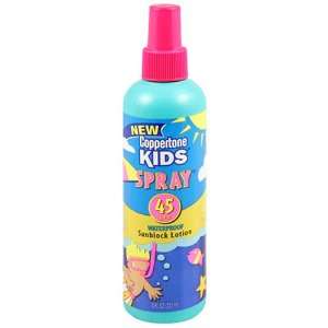  Coppertone Kids Sunblock LotionSpray, Waterproof, SPF 45 