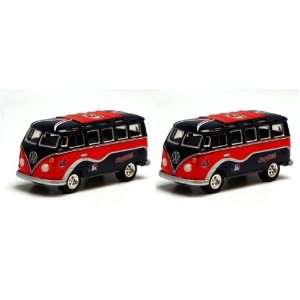  (2) ERTL MLB 164 Scale VW Bus   Cleveland Indians 