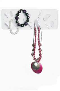Butterfly Wall Necklace Holder Jewellery Hanger Purple  