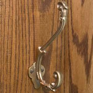   Brass Double Coat and Hat Hook   Copper Bronze