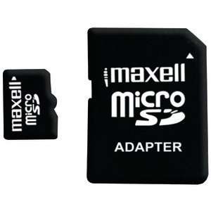  New MAXELL 502000   MCSD102 MICRO SECURE DIGITAL CARD WITH 