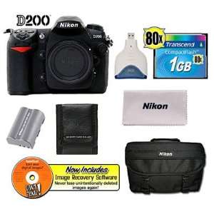  Nikon D200 Digital SLR Camera (Body) + Nikon EN EL3e Li 