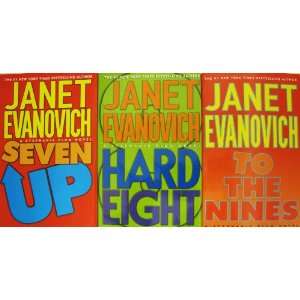 JANET EVANOVICH PLUM SET #3 (7, 8, 9) Contains Seven Up, Hard Eight 