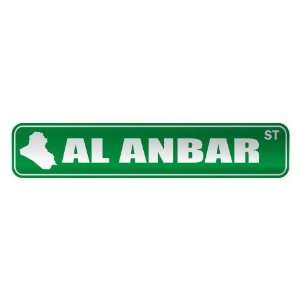   AL ANBAR ST  STREET SIGN CITY IRAQ