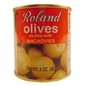 Roland Olives Stuffed with Anchovies  Grocery & Gourmet 