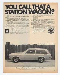1972 Chevy Vega Kammback GT Station Wagon Ad  