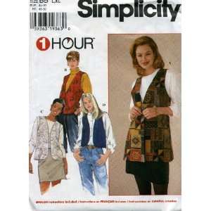  Simplicity Long and Short Vest One Hour Sewing Pattern 