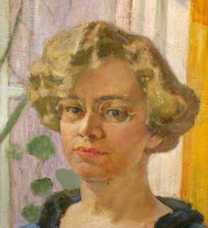 Agnes M Richmond Original Oil Painting Portrait LISTED American 