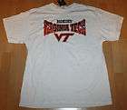 Virginia Tech VT Hokie Gray Short Sleeve Shirt Size XL 