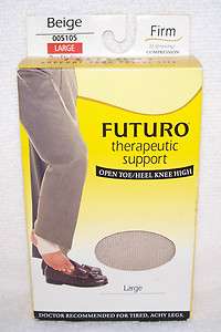 Futuro Therapeutic Support Open Toe & Heel Knee High Large 
