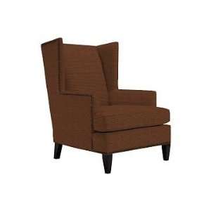 Williams Sonoma Home Anderson Wing Chair, Chunky Raffia, Chocolate 
