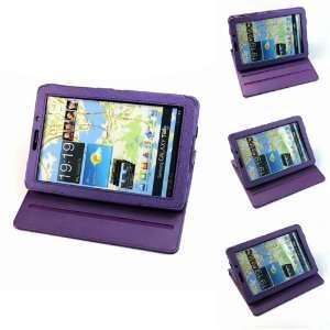  Evecase Purple Multi View Rotating Stand Protector Cover 