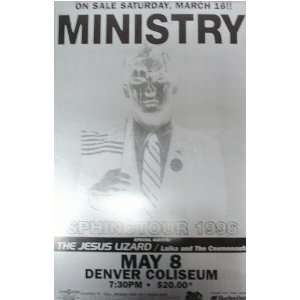  Ministry Jesus Lizard Colorado Original Concert Poster 